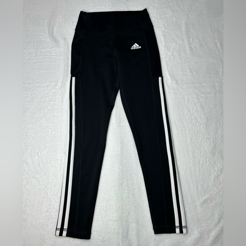 Adidas AEROREADY breathable Black & White Sportswear Crop Leggings women’s small